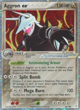 Aggron ex 89 Crystal Guardians