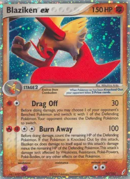 Blaziken ex 90 Crystal Guardians
