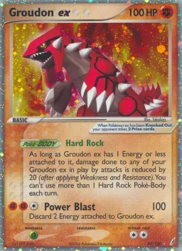 Groudon ex 93 Crystal Guardians