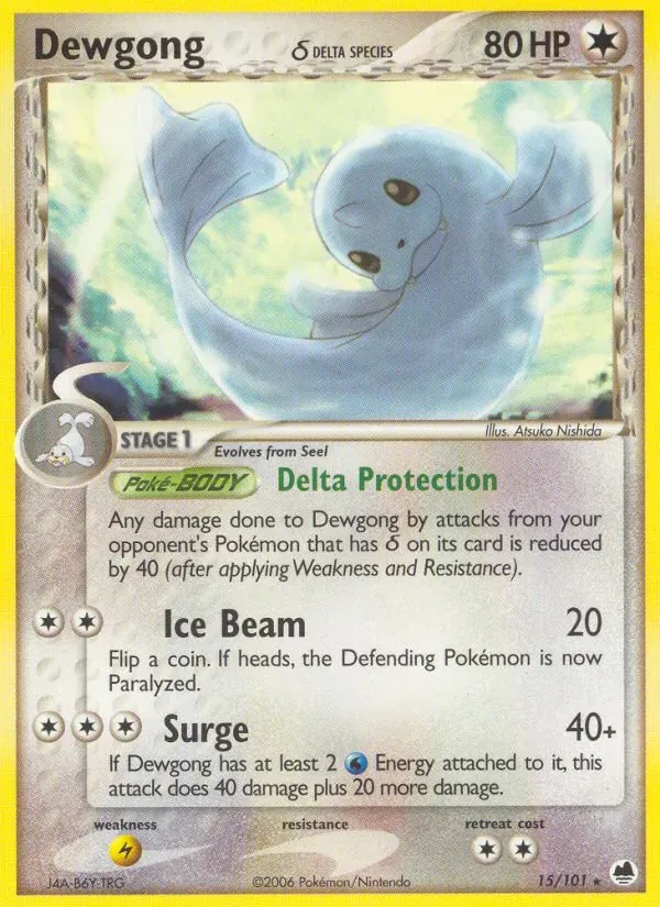 Dewgong δ 15/101 Dragon Frontiers