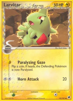 Larvitar δ 52 Dragon Frontiers