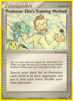 Professor Elm's Training Method 79 Dragon Frontiers
