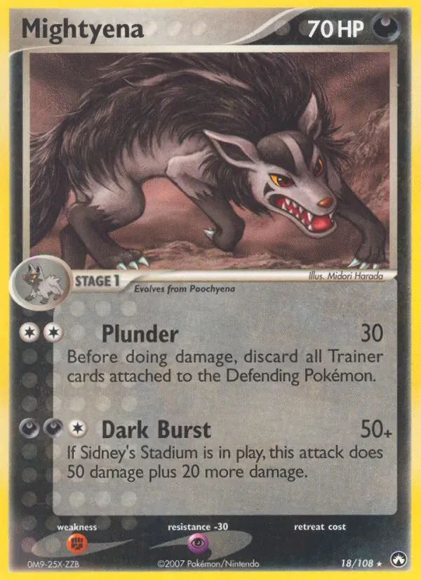 Mightyena 18/108 Power Keepers
