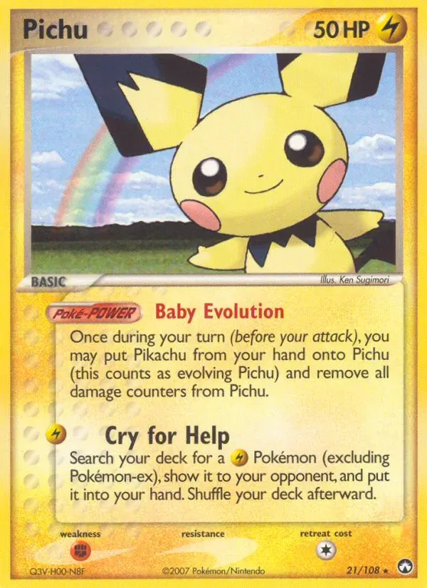 Pichu 21/108 Power Keepers