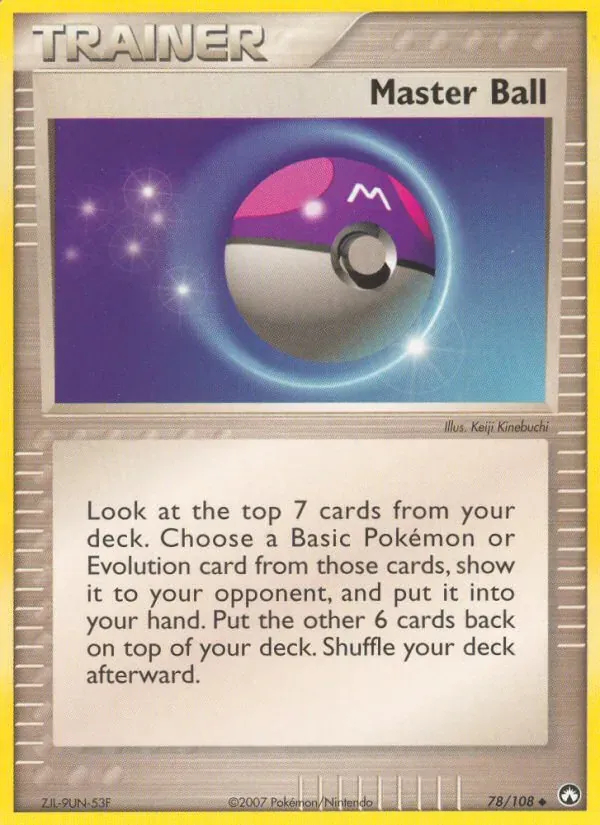 Master Ball 78/108 Power Keepers