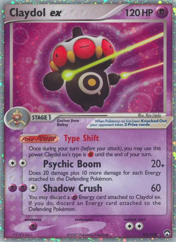 Claydol ex 93/108 Power Keepers