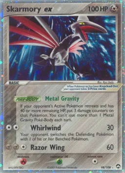 Skarmory ex 98 Power Keepers