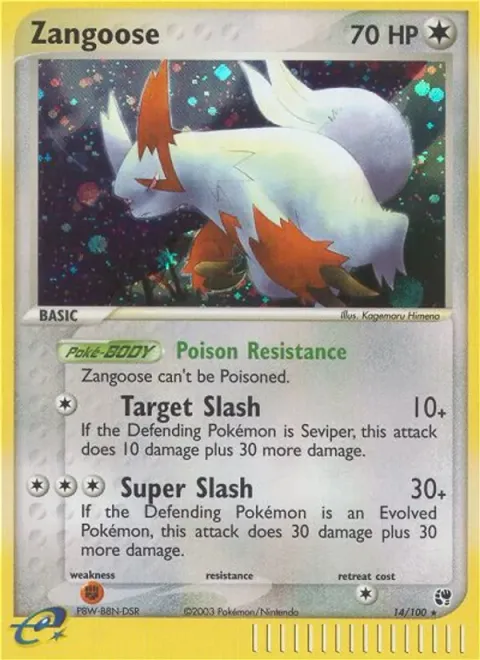 Zangoose 14/100