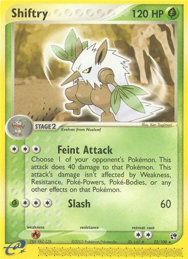 Shiftry 22/100 Sandstorm