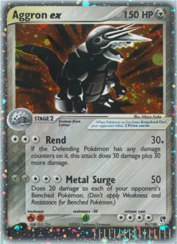 Aggron ex 95 Sandstorm