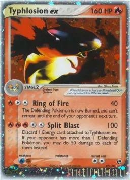 Typhlosion ex 99 Sandstorm