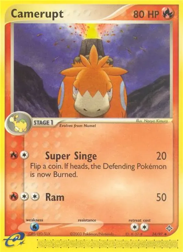 Camerupt 24/97 Dragon