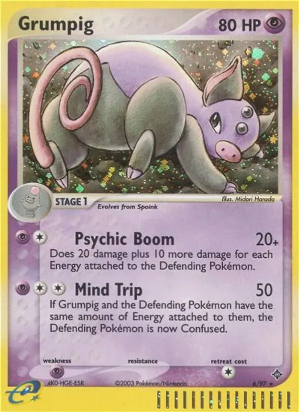 Grumpig 6/97 Dragon