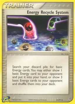 Energy Recycle System 84 Dragon