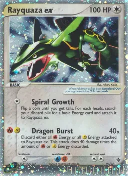 Rayquaza ex 97 Dragon