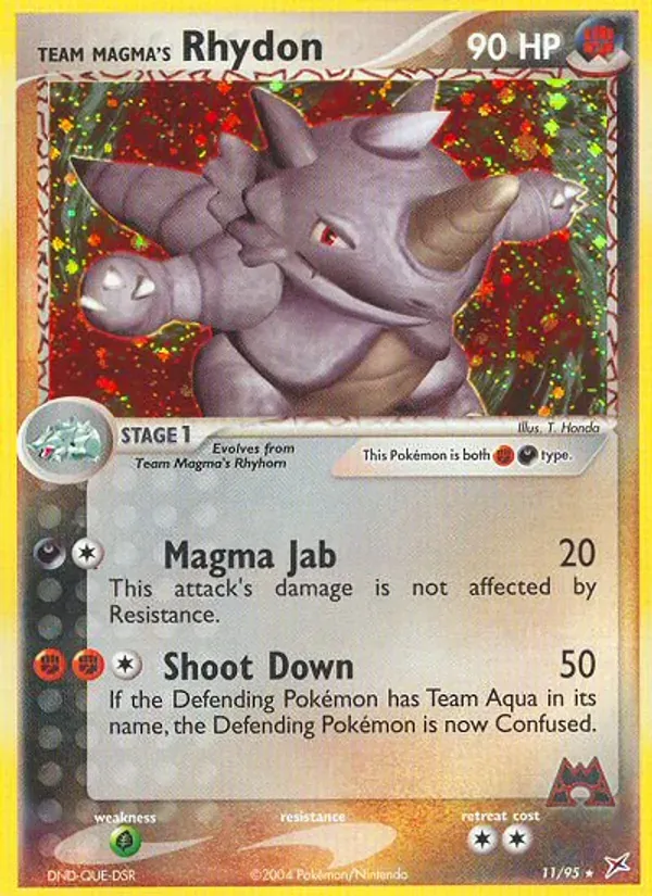 Team Magma's Rhydon 11/95 Team Magma vs Team Aqua
