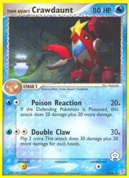 Team Aqua's Crawdaunt 14 Team Magma vs Team Aqua