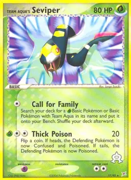 Team Aqua's Seviper 17 Team Magma vs Team Aqua
