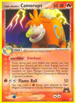 Team Magma's Camerupt 19 Team Magma vs Team Aqua