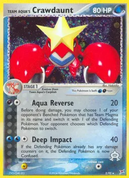 Team Aqua's Crawdaunt 2 Team Magma vs Team Aqua