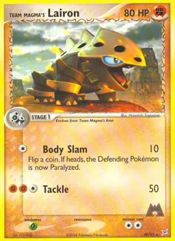 Team Magma's Lairon 20 Team Magma vs Team Aqua