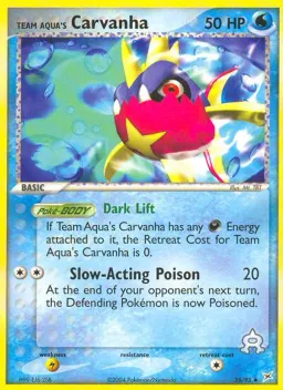 Team Aqua's Carvanha 25 Team Magma vs Team Aqua