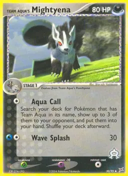 Team Aqua's Mightyena 30 Team Magma vs Team Aqua