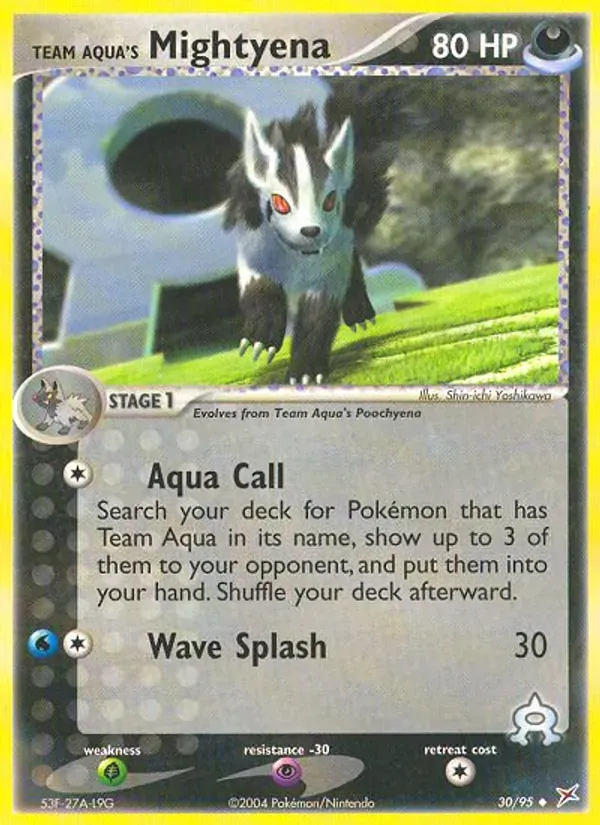 Team Aqua's Mightyena 30/95 Team Magma vs Team Aqua