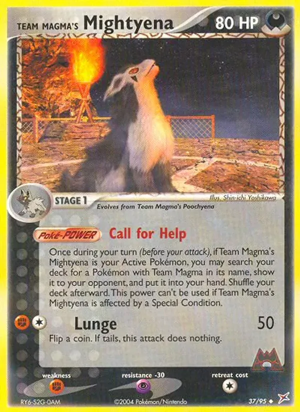 Team Magma's Mightyena 37/95 Team Magma vs Team Aqua