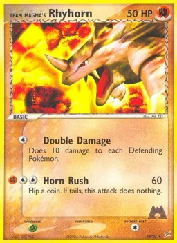 Team Magma's Rhyhorn 38 Team Magma vs Team Aqua