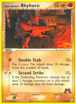 Team Magma's Rhyhorn 67 Team Magma vs Team Aqua