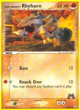 Team Magma's Rhyhorn 68 Team Magma vs Team Aqua
