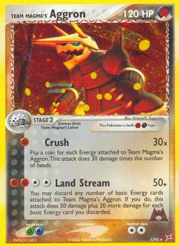 Team Magma's Aggron 7 Team Magma vs Team Aqua