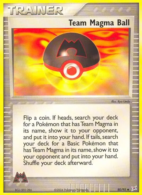 Team Magma Ball 80/95 Team Magma vs Team Aqua