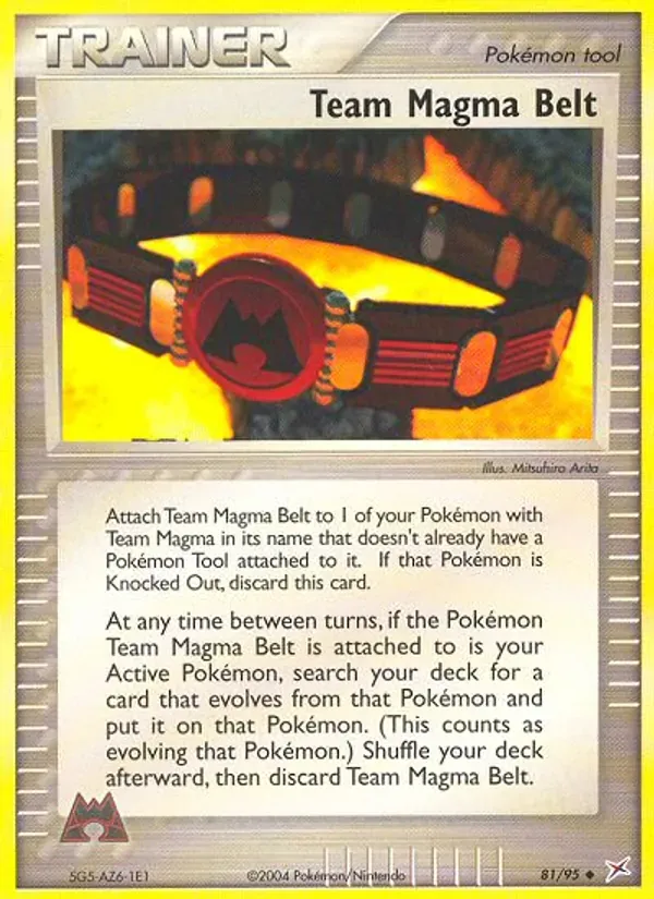 Team Magma Belt 81/95 Team Magma vs Team Aqua