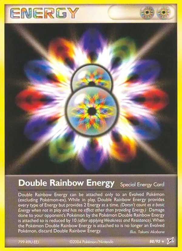 Double Rainbow Energy 88/95 Team Magma vs Team Aqua