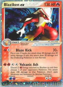 Blaziken ex 89 Team Magma vs Team Aqua