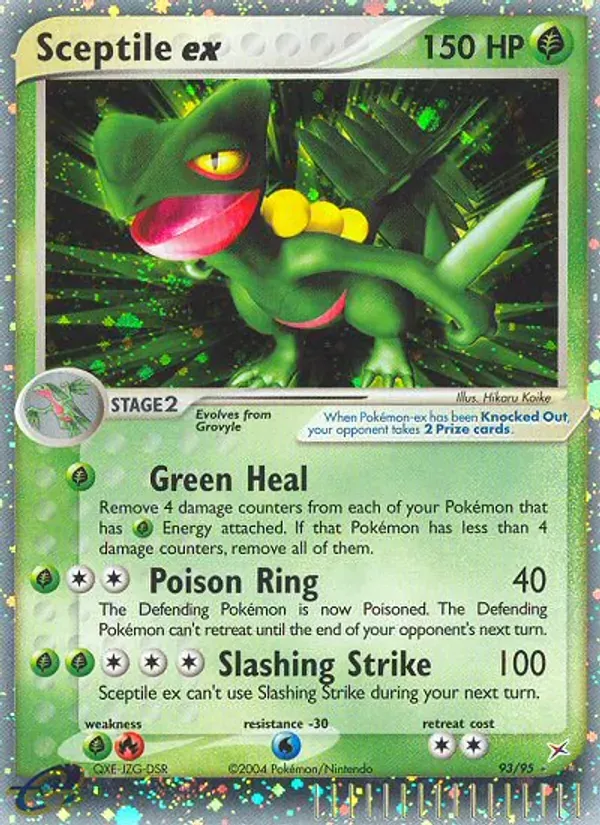 Sceptile ex 93/95 Team Magma vs Team Aqua
