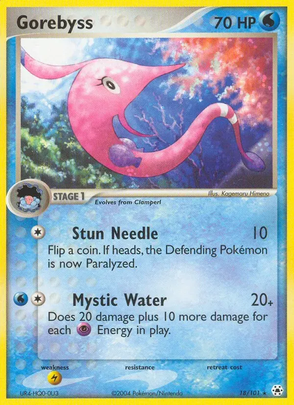 Gorebyss 18/101 Hidden Legends