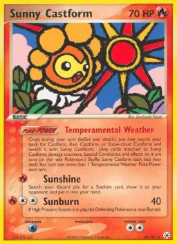 Sunny Castform 26 Hidden Legends