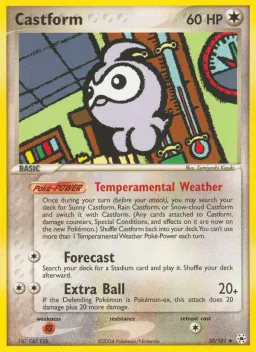 Castform 30 Hidden Legends