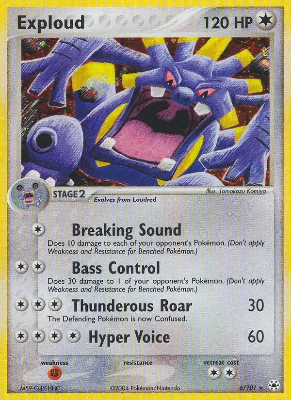 Exploud 6/101 Hidden Legends
