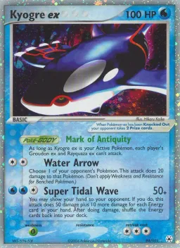 Kyogre ex 94 Hidden Legends