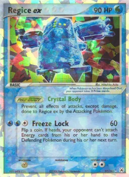Regice ex 97 Hidden Legends
