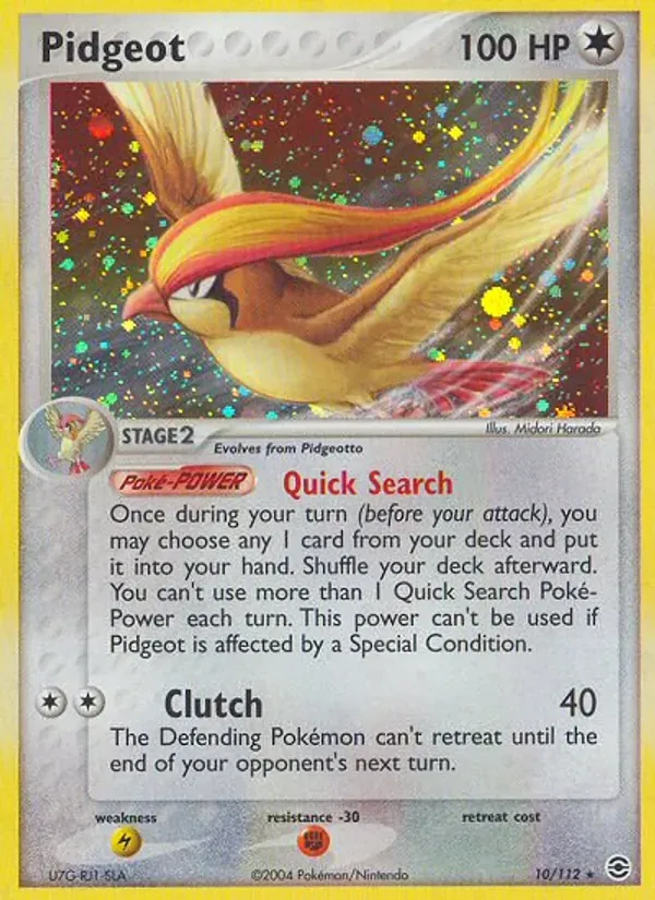 Pidgeot 10/112 FireRed & LeafGreen