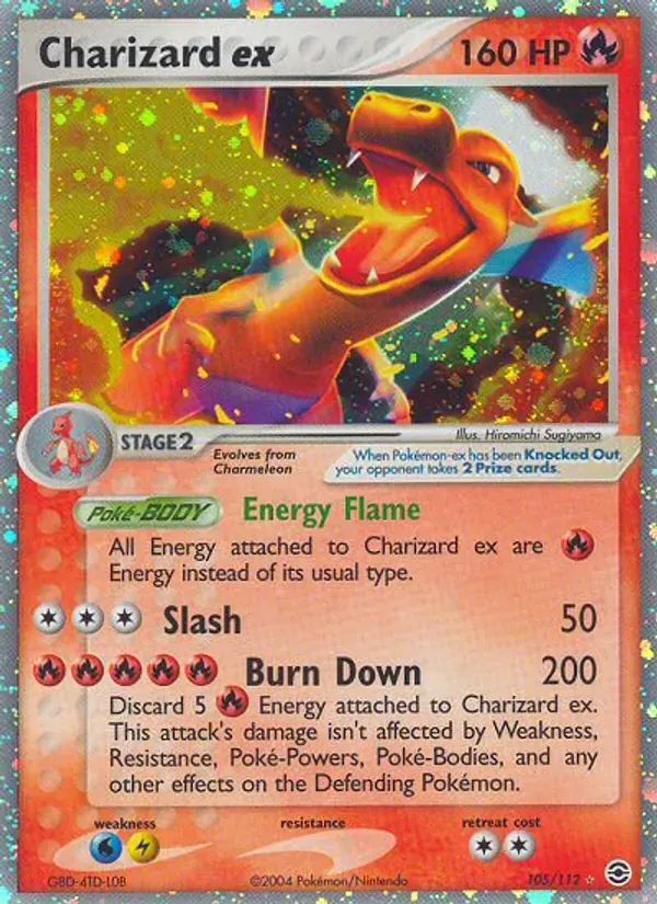 Charizard ex 105/112 FireRed & LeafGreen