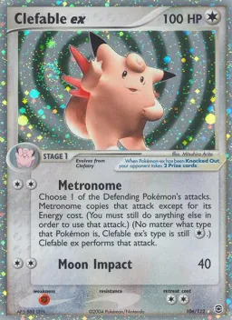 Clefable ex 106 FireRed & LeafGreen
