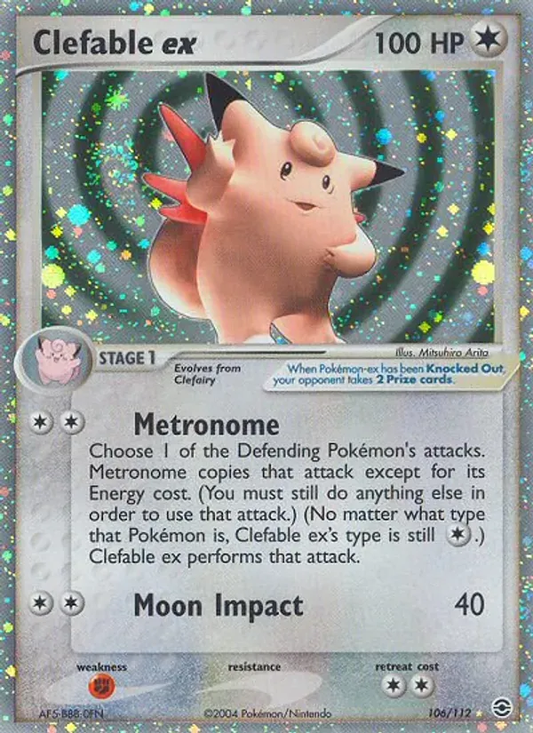Clefable ex 106/112 FireRed & LeafGreen