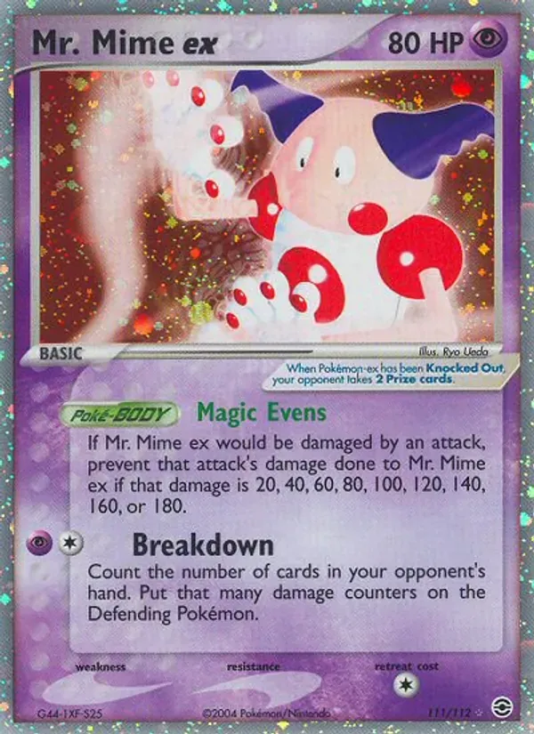 Mr. Mime ex 111/112 FireRed & LeafGreen