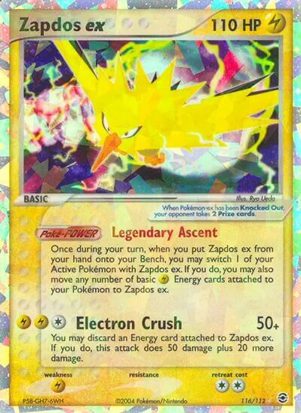 Zapdos ex 116/112 FireRed & LeafGreen